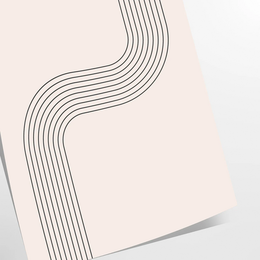 space Boho Abstract Art 23 poster gray green hues chic flair room perfect gift walls sizes A4 cm A0 timeless wall today