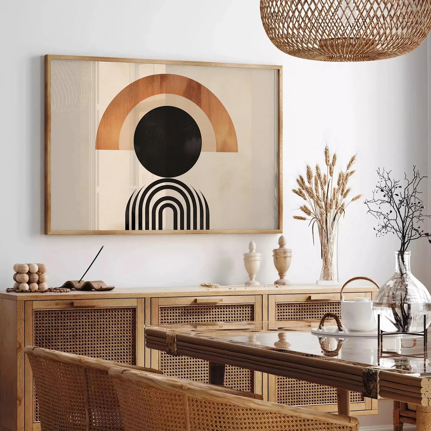 space Boho Abstract Art 26 stunning wall poster unique gift artwork elegance room captivating print available unframed beauty today