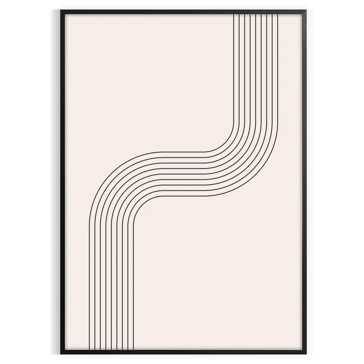 space Boho Abstract Art 23 poster gray green hues chic flair room perfect gift walls sizes A4 cm A0 timeless wall today