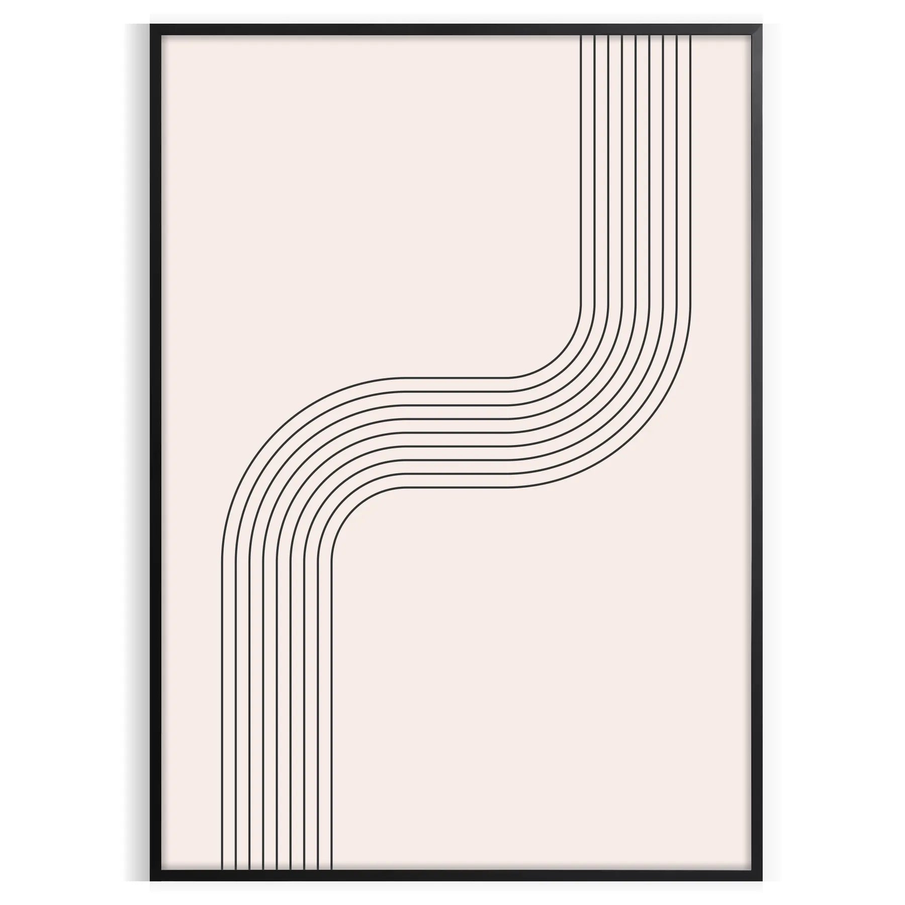 space Boho Abstract Art 23 poster gray green hues chic flair room perfect gift walls sizes A4 cm A0 timeless wall today