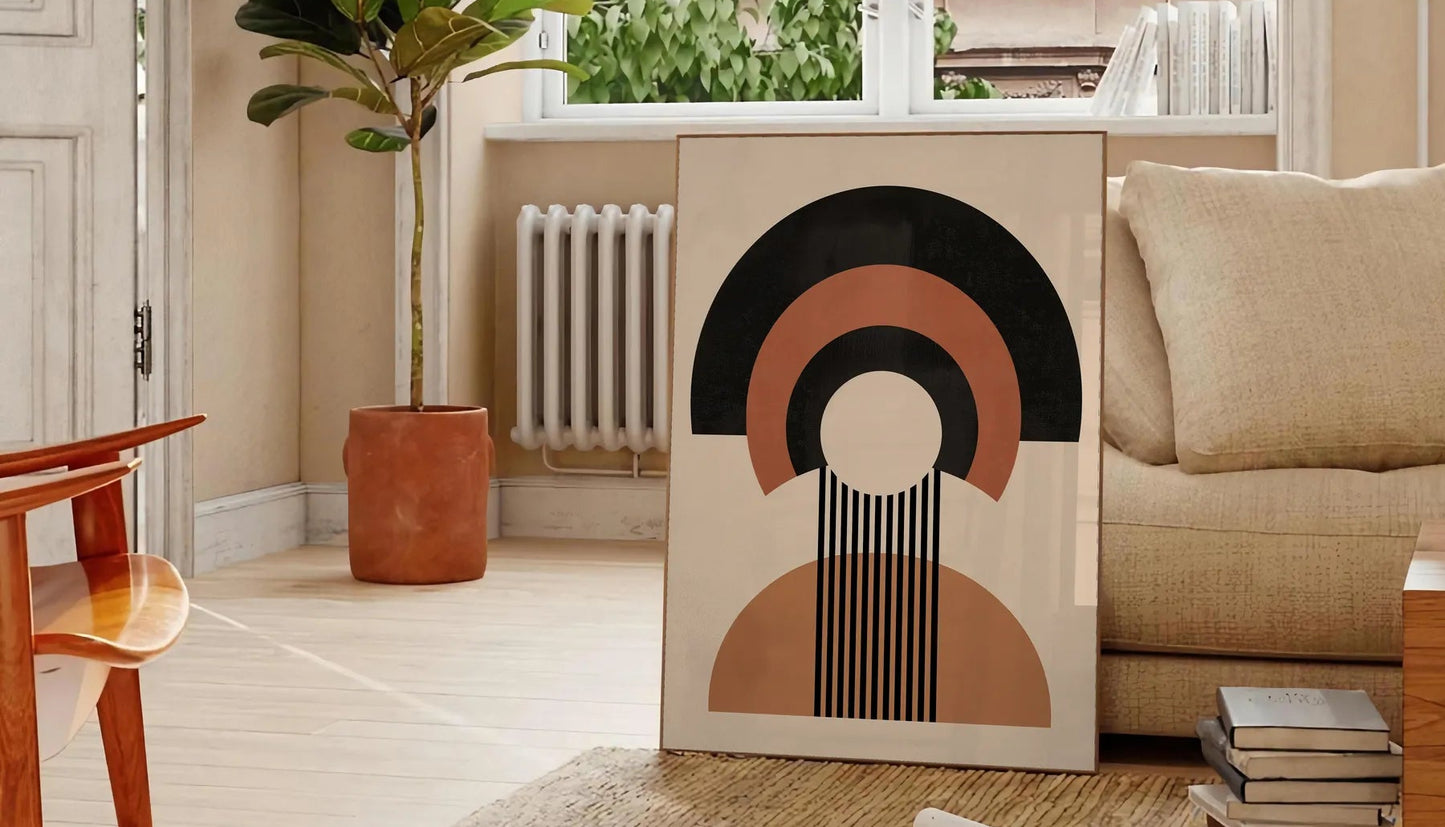 space Boho Framed Wall Art captivating Abstract 25 design black green poster touch artistic flair room perfect gift choice artwork available convenience