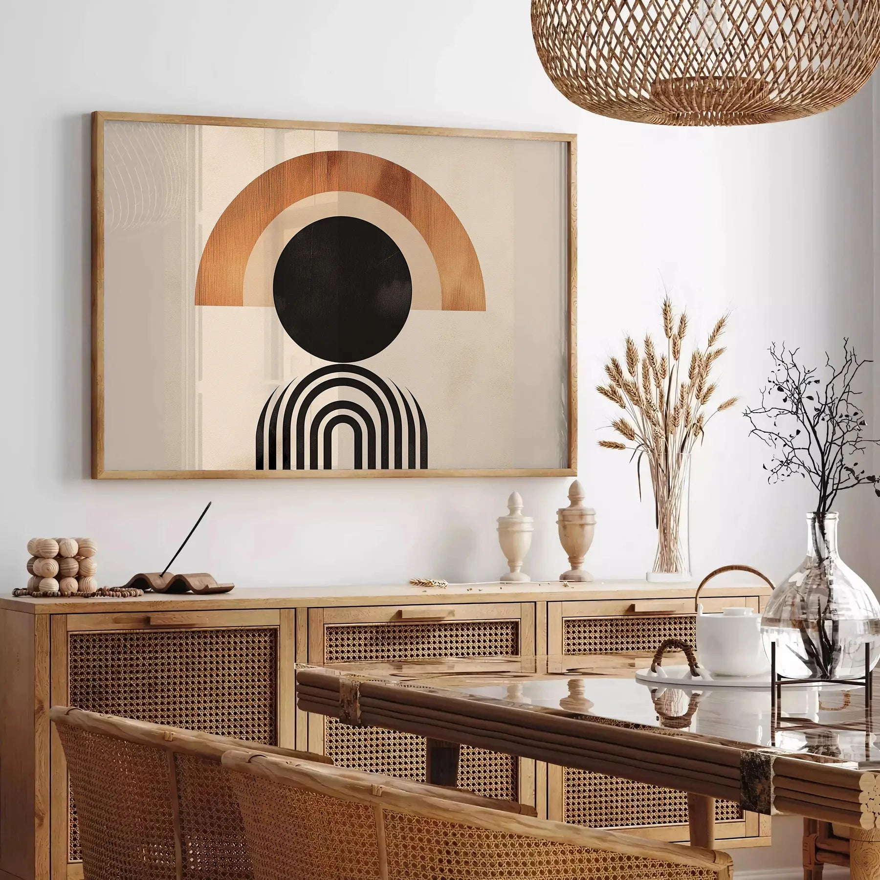 space Boho Abstract Art 26 stunning wall poster unique gift artwork elegance room captivating print available unframed beauty today