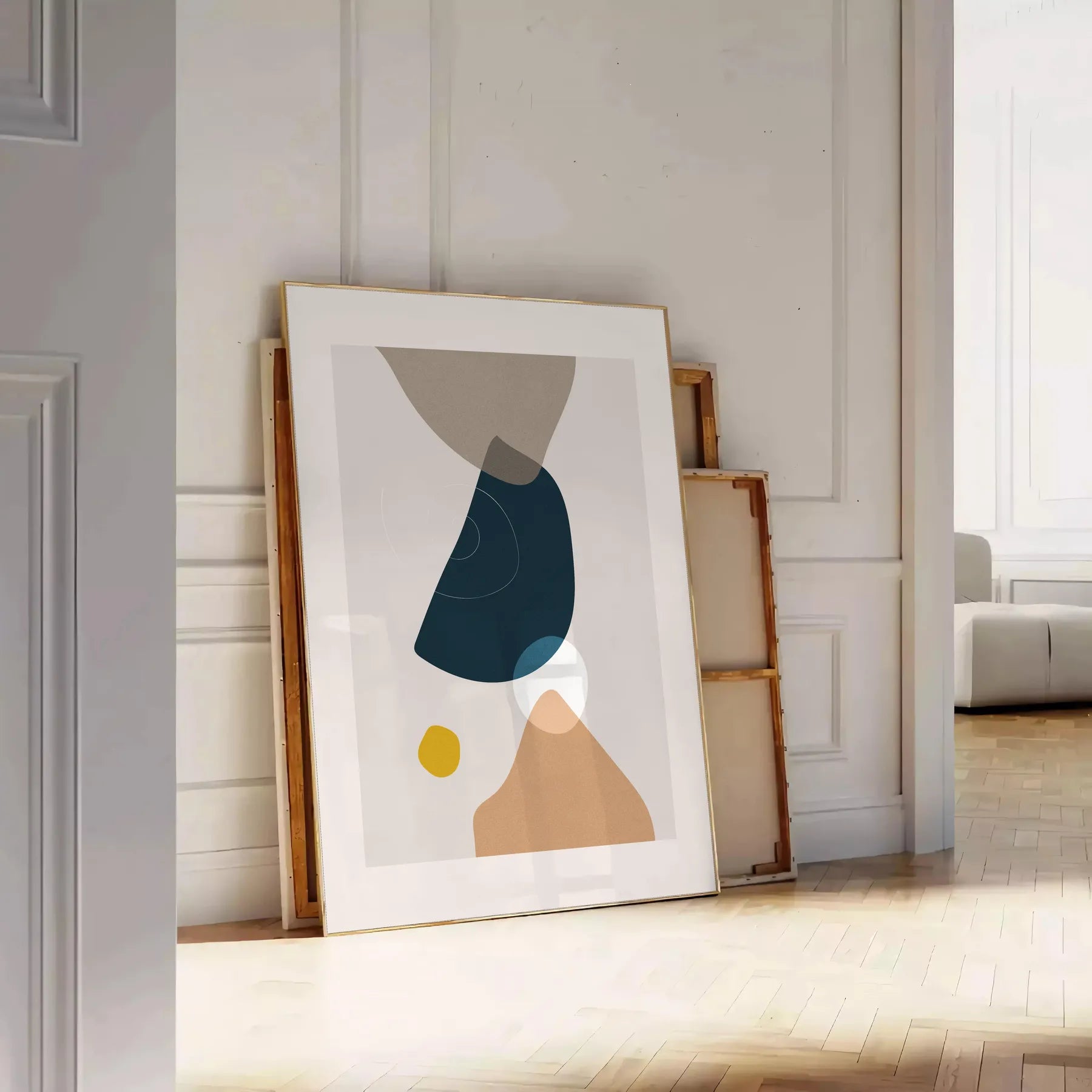 space Boho Abstract Art 34 poster print vibrant colors eclectic charm perfect standout wall piece thoughtful gift bohemian decor enthusiasts unframed versions