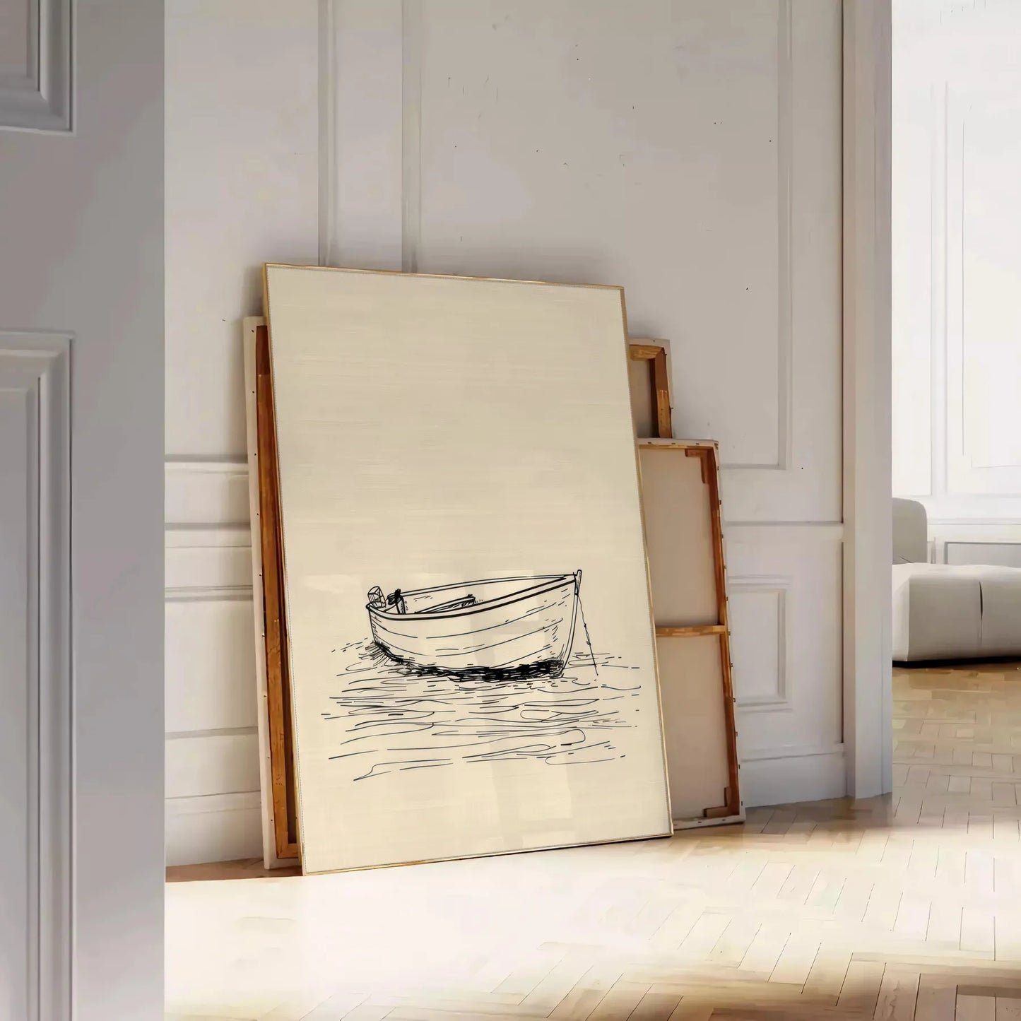 space Boho Abstract Art 35 poster vibrant green orange hues print perfect touch style room ideal gift lovers unframed options wall stunning artwork today