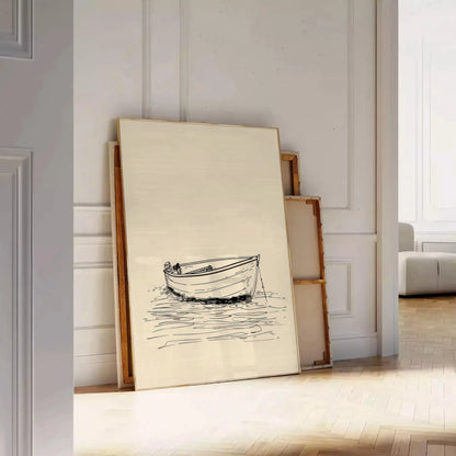 space Boho Abstract Art 35 poster vibrant green orange hues print perfect touch style room ideal gift lovers unframed options wall stunning artwork today