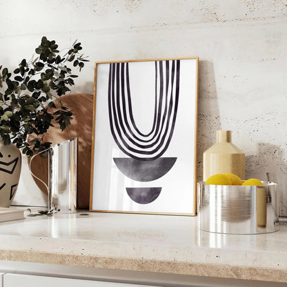 space stunning boho abstract art 36 poster wall piece intricate patterns earthy tones perfect gift room captivating artwork